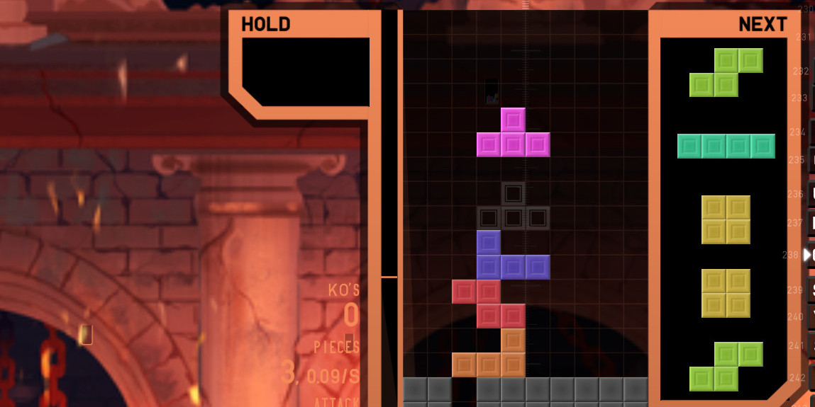 Tetr.io é uma versão competitiva de Tetris e os adversários não dão tréguas