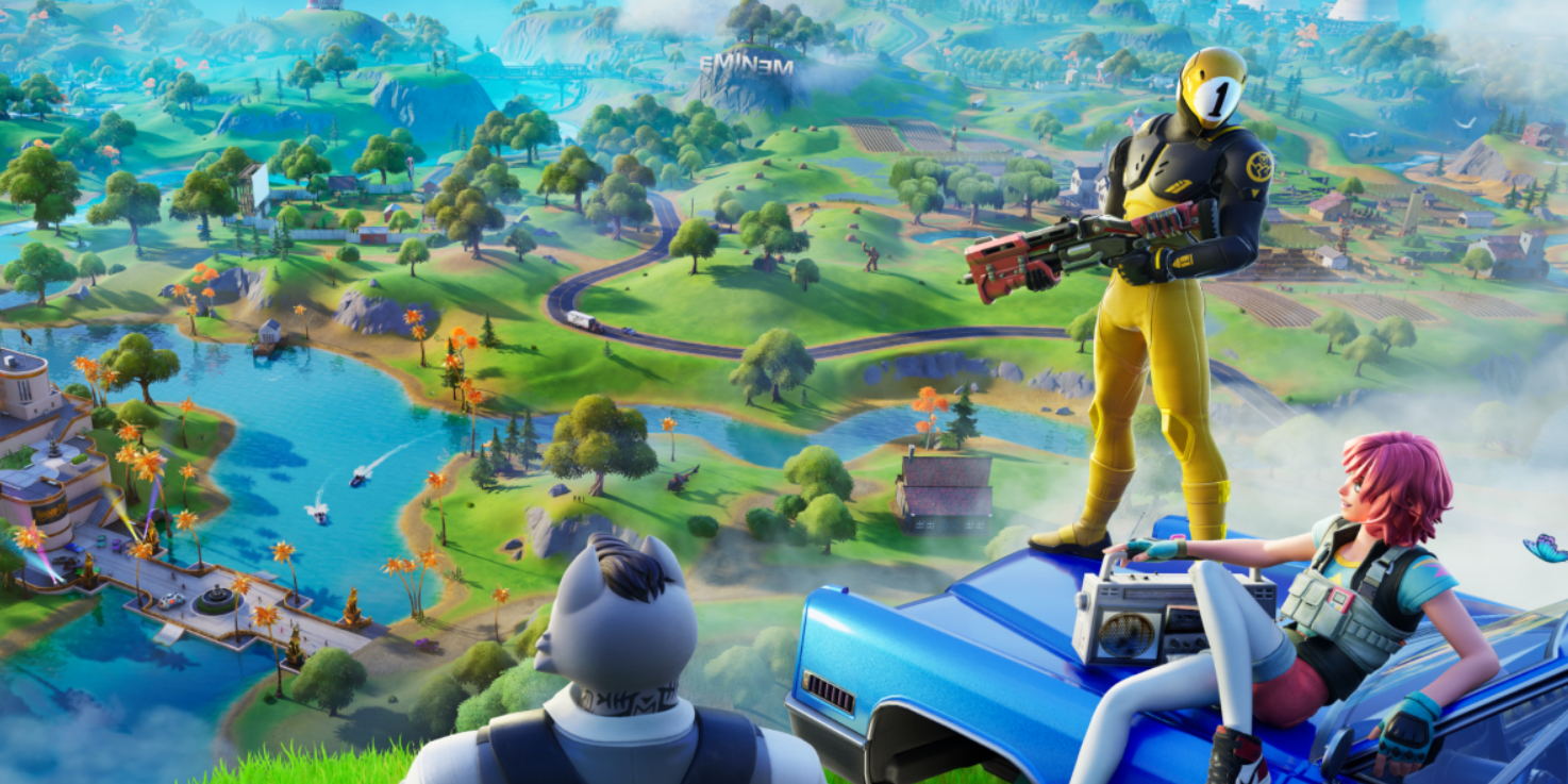 Fortnite introduz novo Remix com Snoop Dog e Eminem. Fãs têm até fim do mês para revistar a ilha clássica