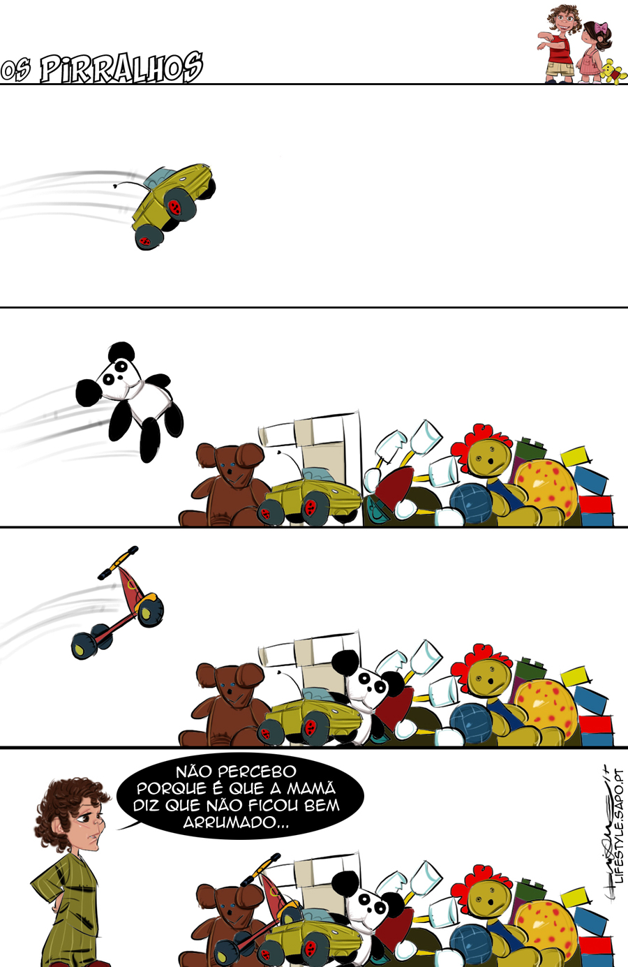 Dia de arrumações