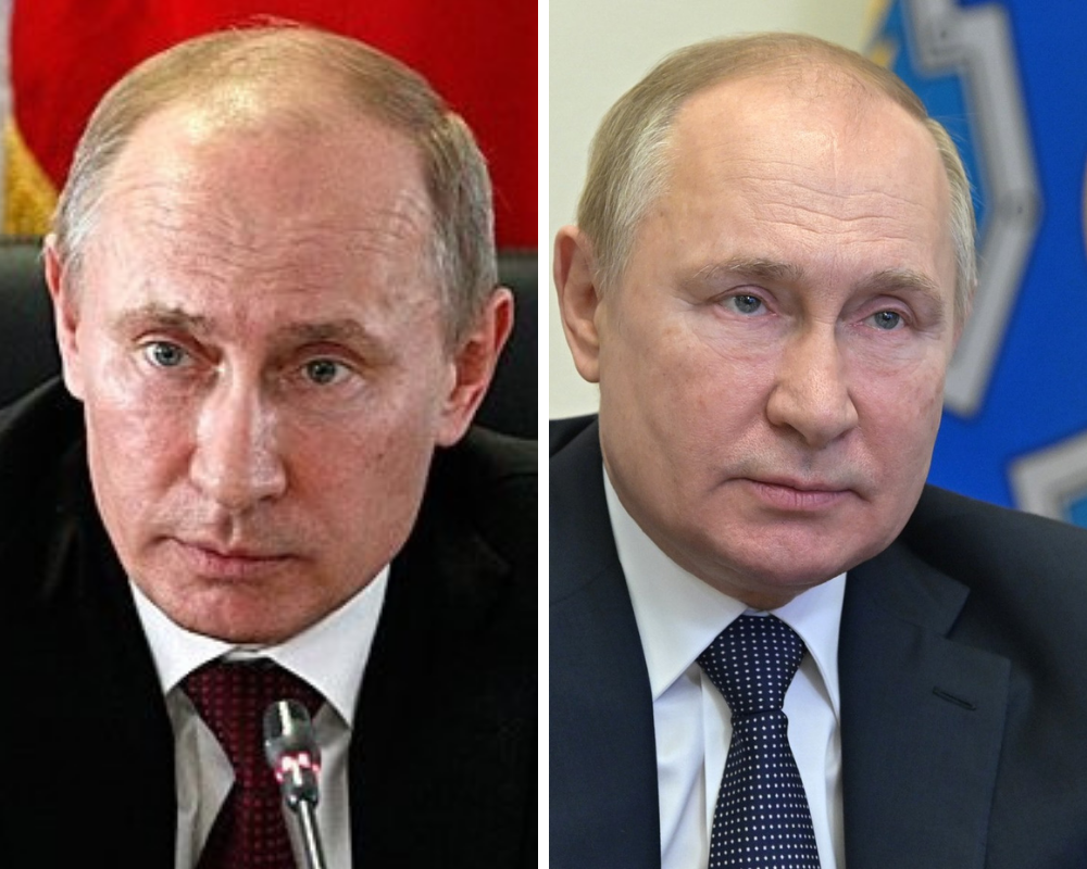 Mais velho mas com menos rugas. Como o rosto de Putin mudou em 10 anos (e o que pode ter feito)