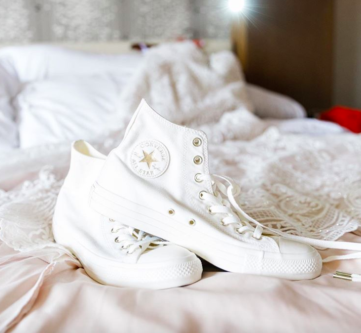 All Star. A nova linha da Converse é pensada para as noivas