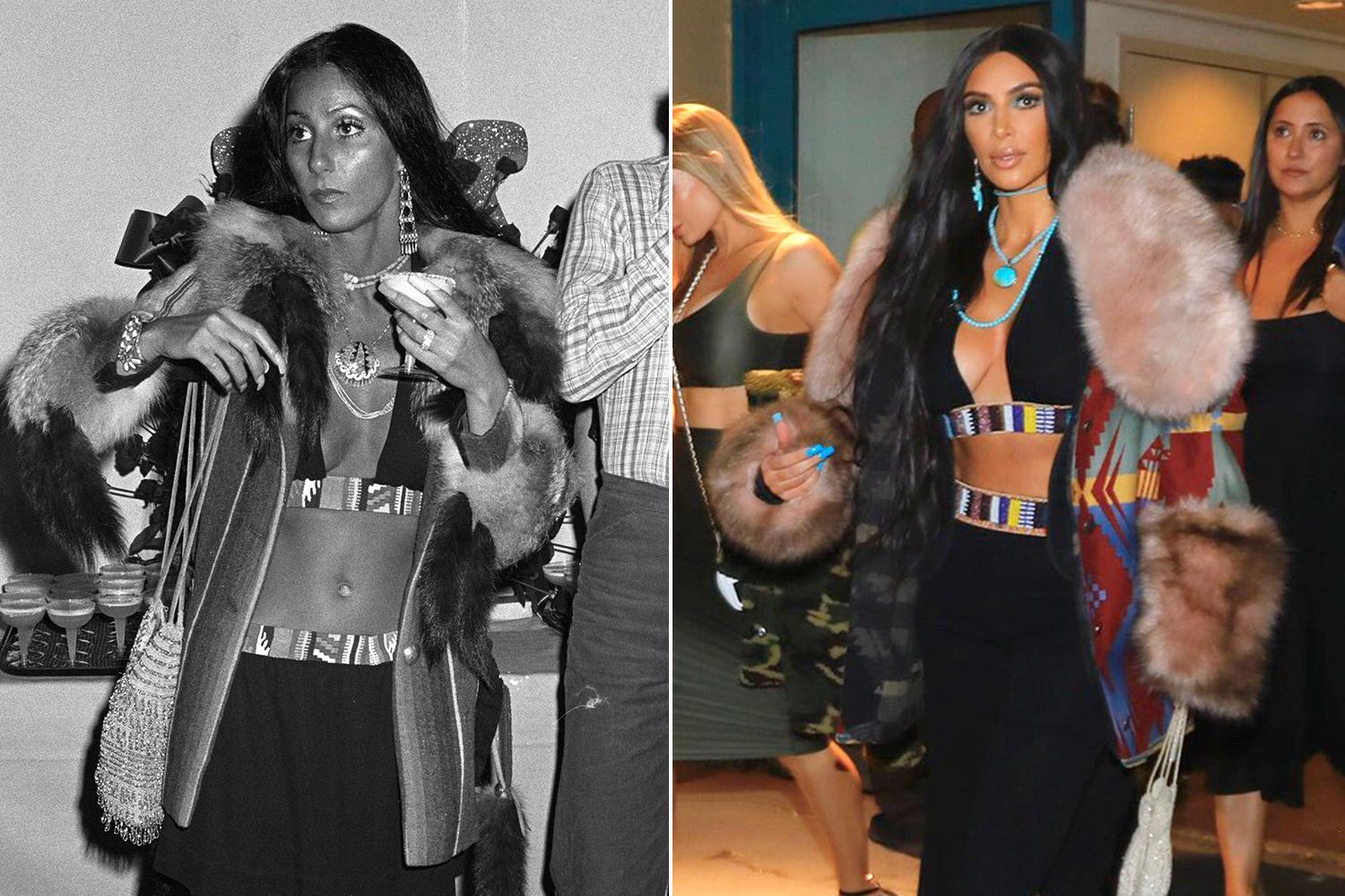 Cher faz 74 anos. 12 vezes em que Kim Kardashian se vestiu exatamente como a diva da pop