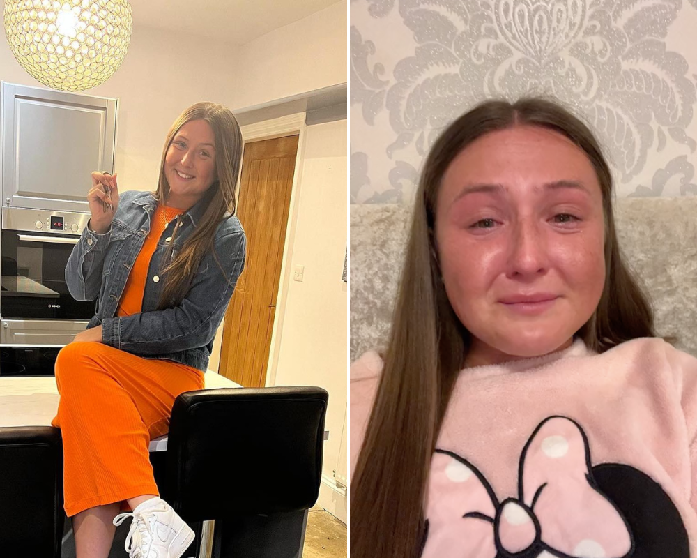 Influenciadora comprou casa aos 21 anos. Recebeu duras críticas e acabou em lágrimas