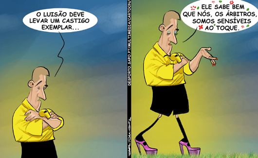 A queda de um árbitro