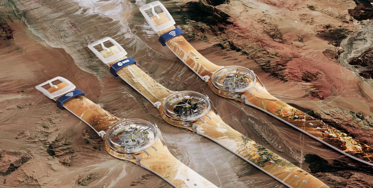 Imagens incríveis da Terra vista do espaço transformadas em relógios? A ideia junta a ESA e a Swatch