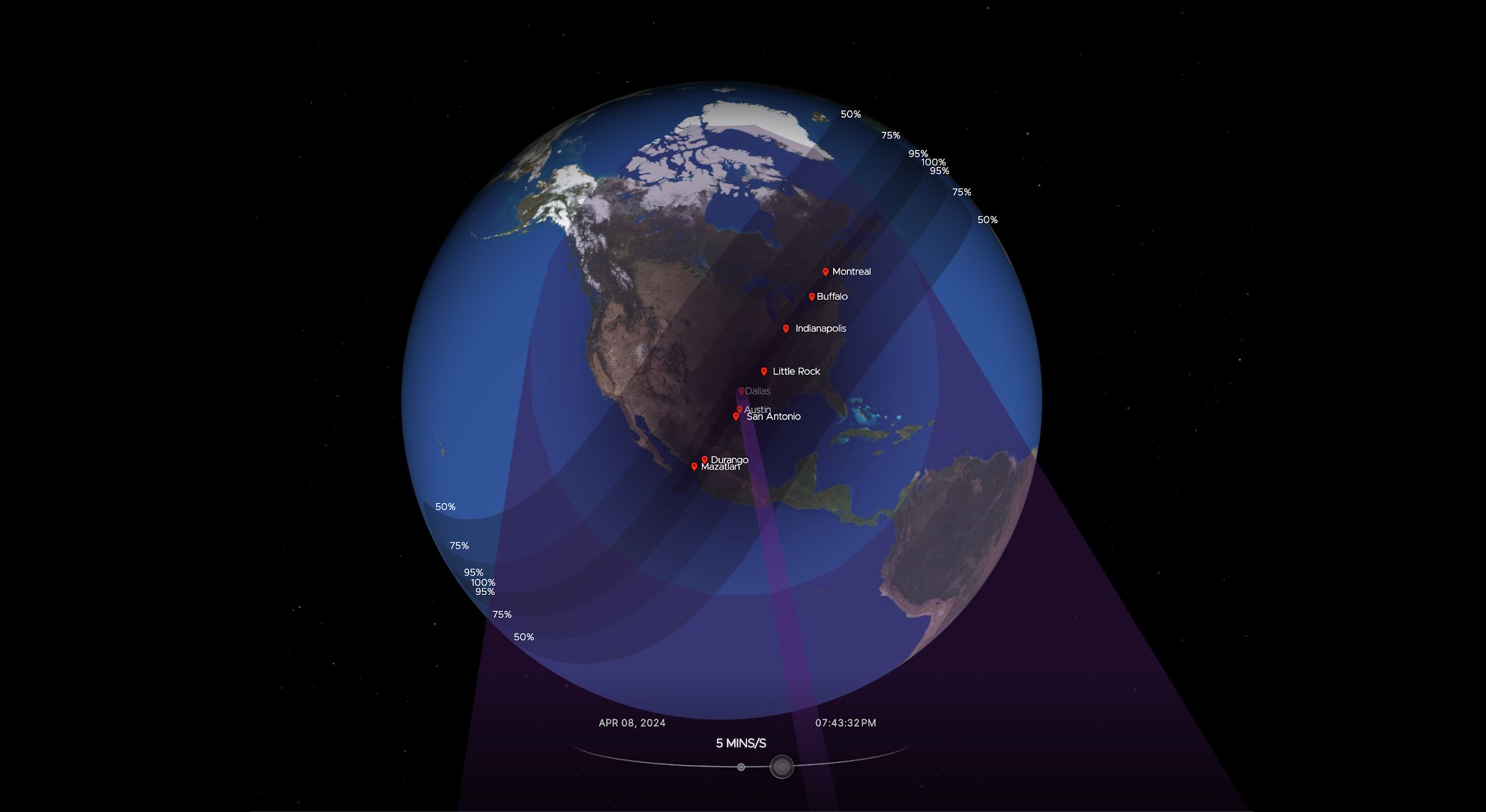 Mais olhos no céu e menos no telefone: eclipse solar total abrandou internet na América do Norte