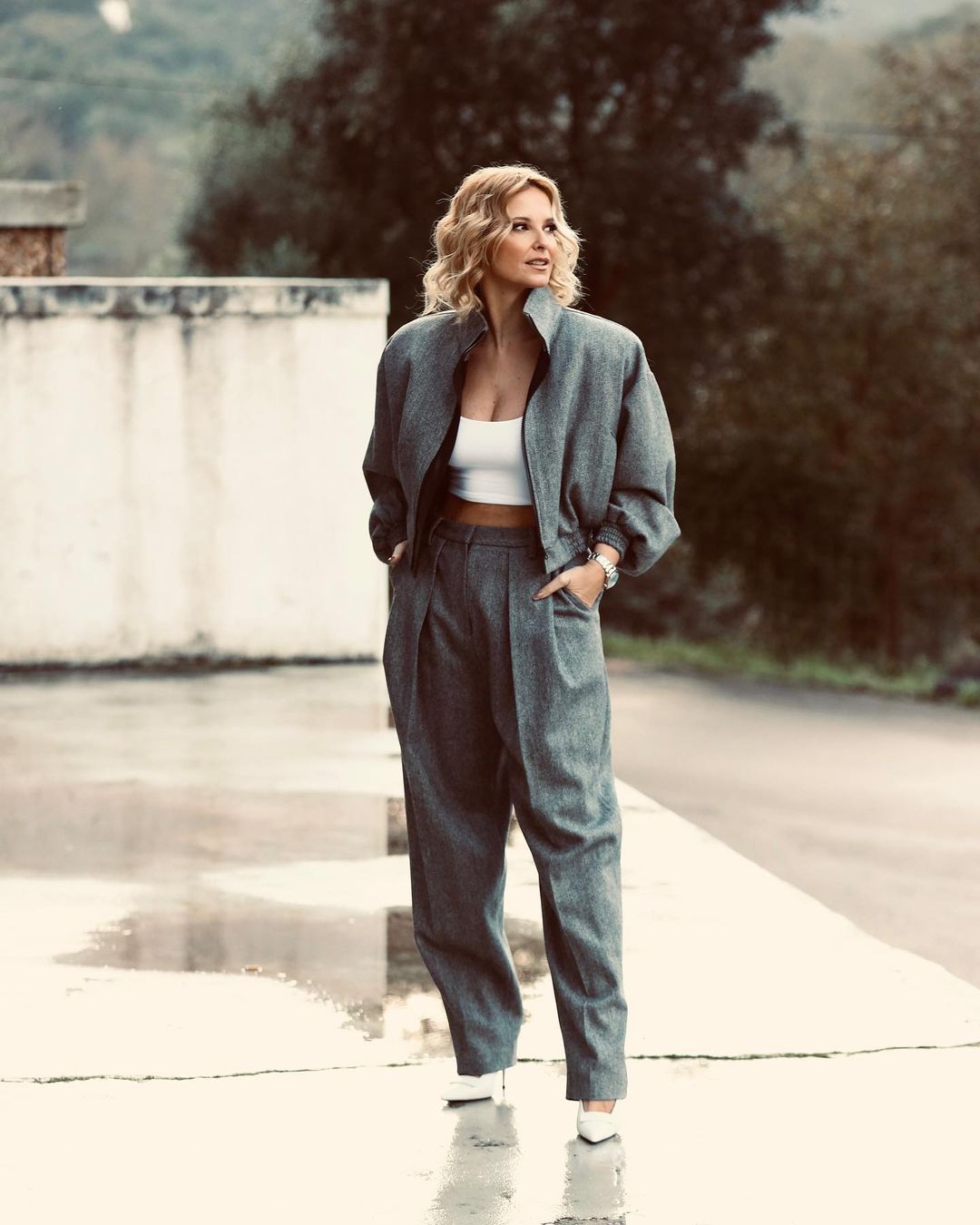 O conjunto de Cristina Ferreira é perfeito para um visual descontraído, mas chique. Só não é para todas as carteiras