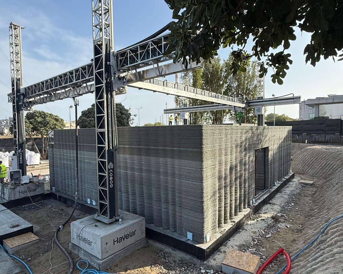 Erguer um edifício numa semana? Primeira obra pública impressa em 3D ganha forma em Matosinhos