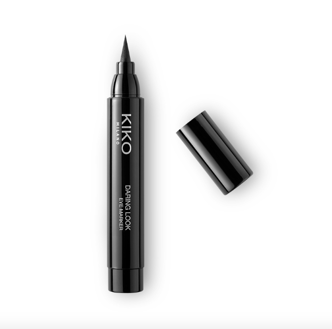 Kiko, Daring Look Eye Marker, Eyeliner Preto Intenso em Pincel