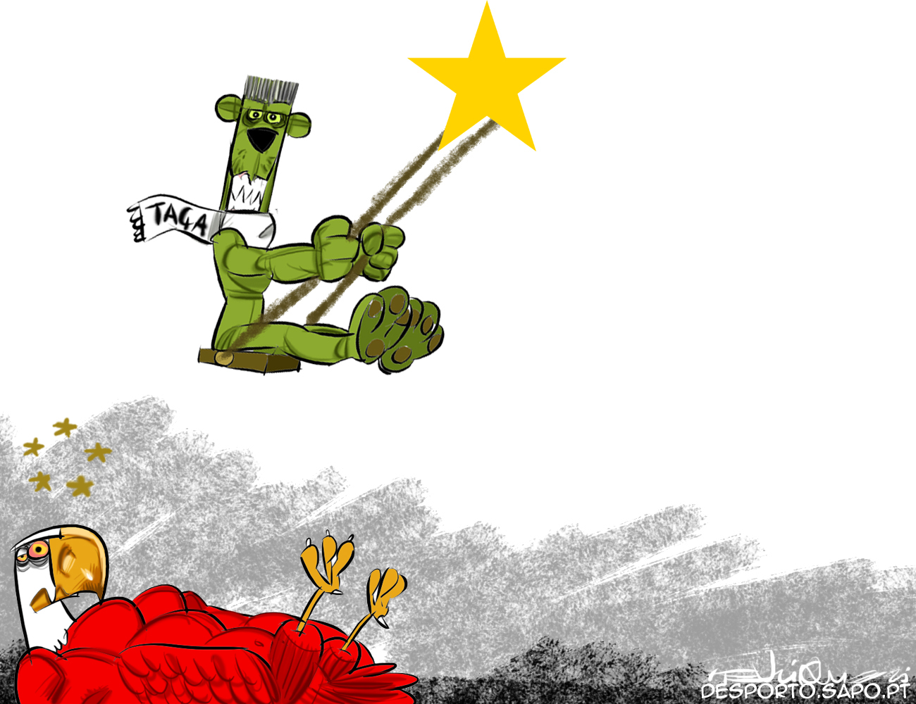 O leão da estrelinha