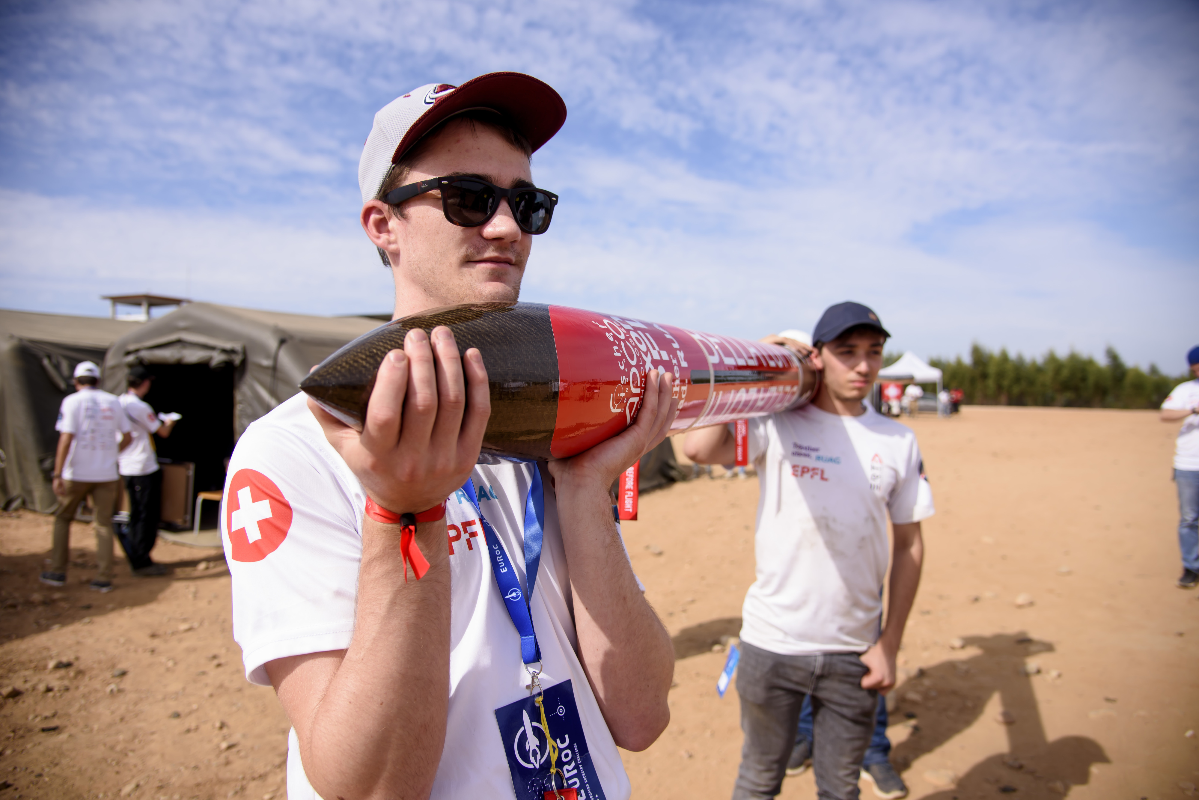 Estudantes suíços vencem competição de foguetões em Santa Margarida. Blimunda português também foi lançado 