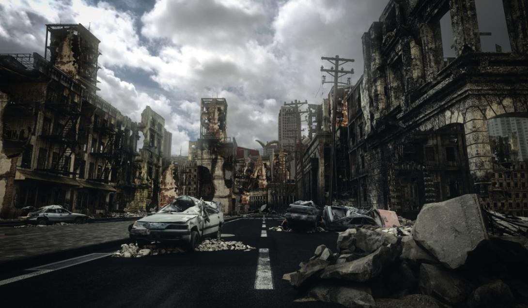 Casal que diz viajar no tempo mostra foto de um futuro próximo onde não há vida em Madrid ou Barcelona