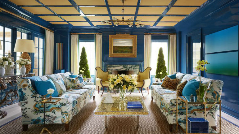 16 ideias para combinar cores na sua sala de estar