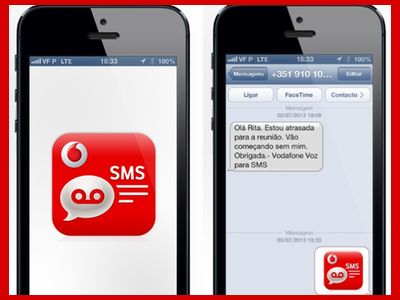 Vodafone converte mensagens de voz em texto