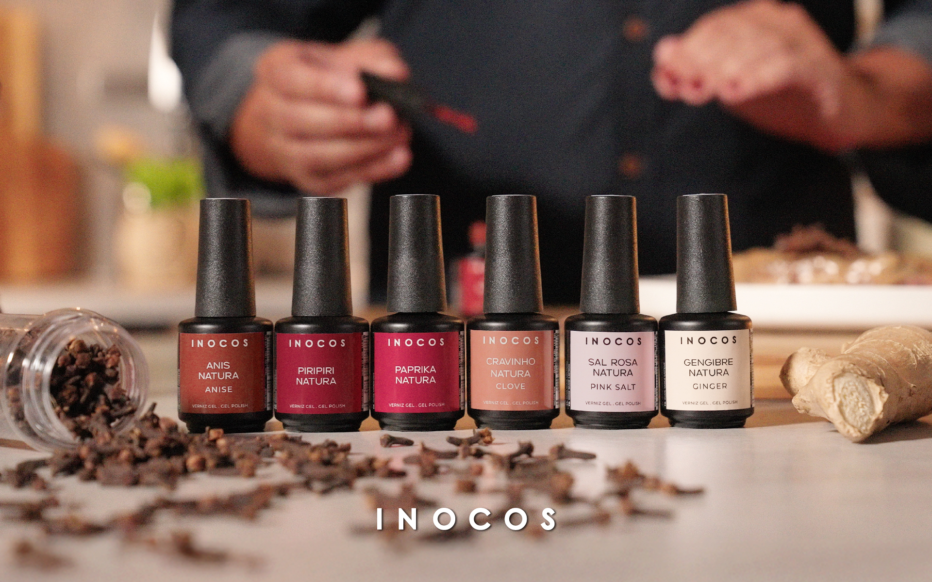 E se pudesse ter um toque de especiarias nas suas unhas? Com a nova coleção de verniz gel da INOCOS é possível!