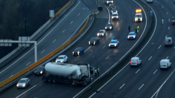 Cuidado! Olhe como está a VCI ao pé do Dragão esta terça-feira de manhã