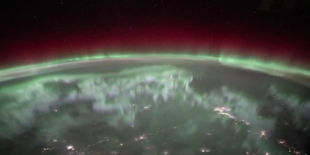 Aurora boreal “dança” sobre o Canadá num novo vídeo da Estação Espacial Internacional