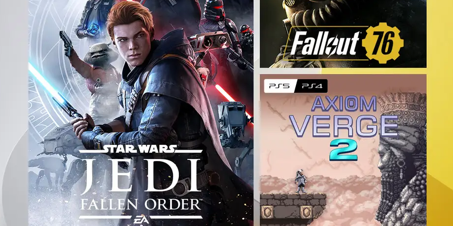 Star Wars Jedi: Fallen Order e Fallout 76 são os primeiros jogos do ano oferecidos no PlayStation Plus