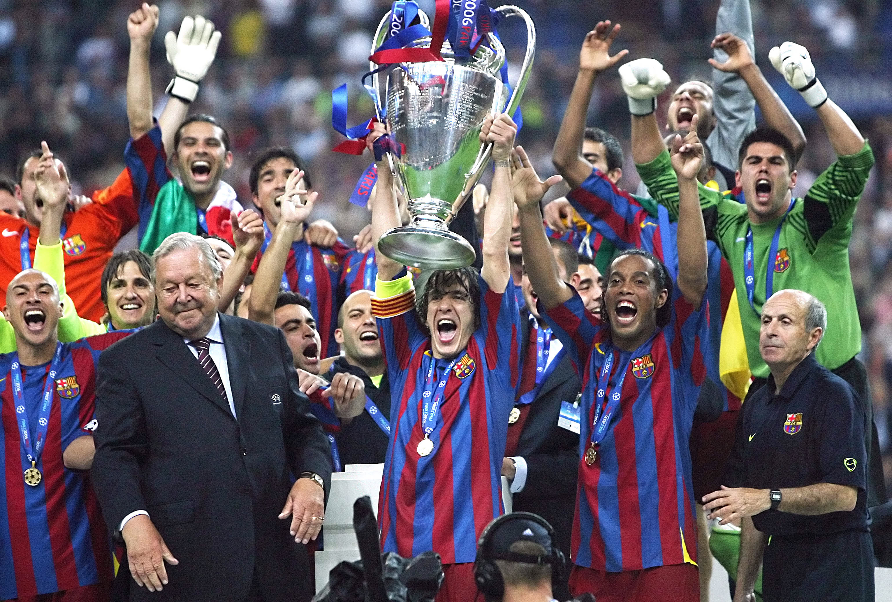 Уефа 2005 2006. Барселона 2006 ЛЧ. Барселона 2006 лига чемпионов. Финал ЛЧ 2006 Барселона. Барселона чемпион 2006.