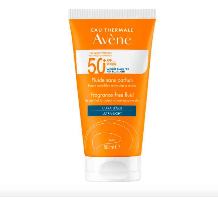 Avène, Solar Fluido SPF50 Peles Normais ou Mistas