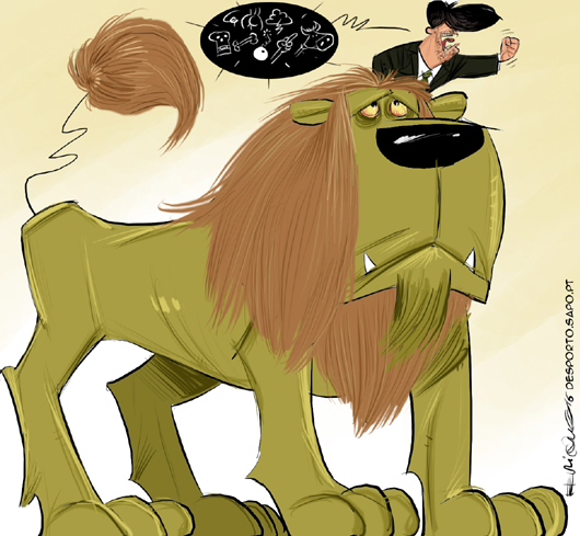 O rouco rugido do leão