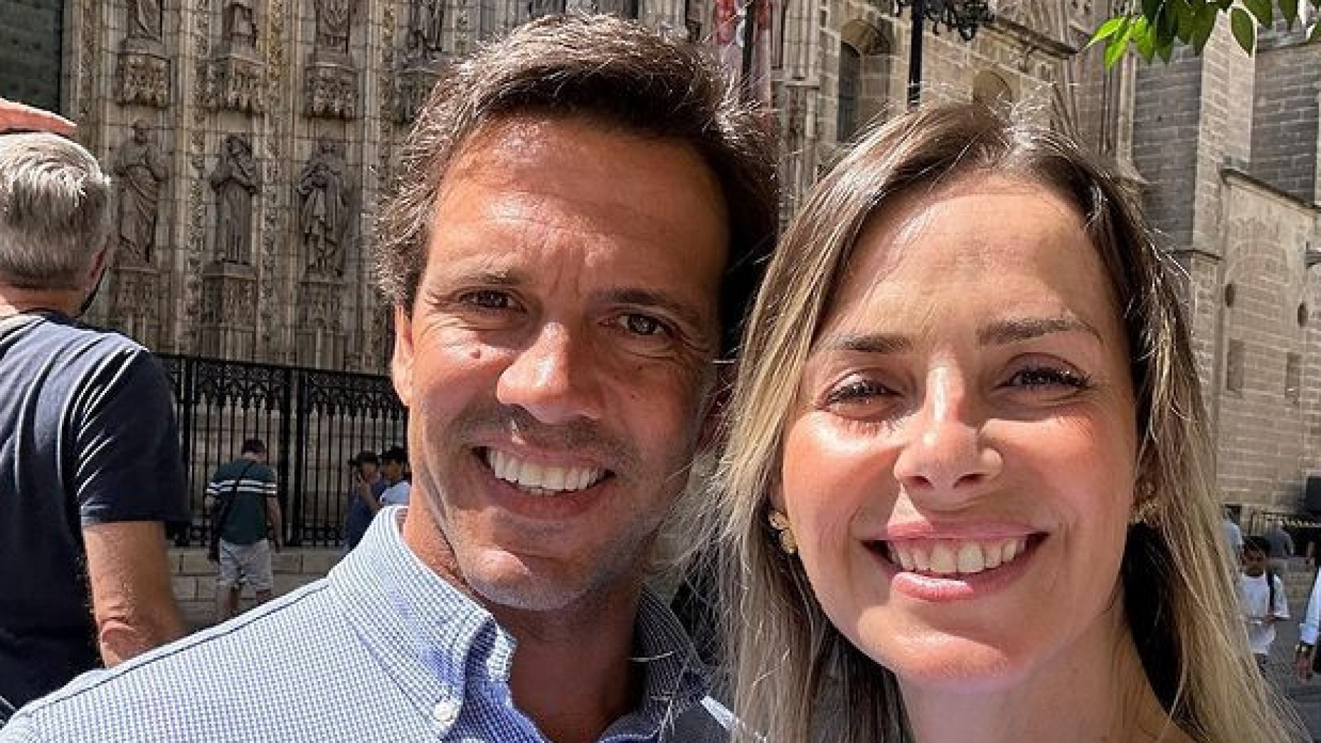 Dália Madruga e Marcos Bastinhas espalham elegância na Feira de Sevilha