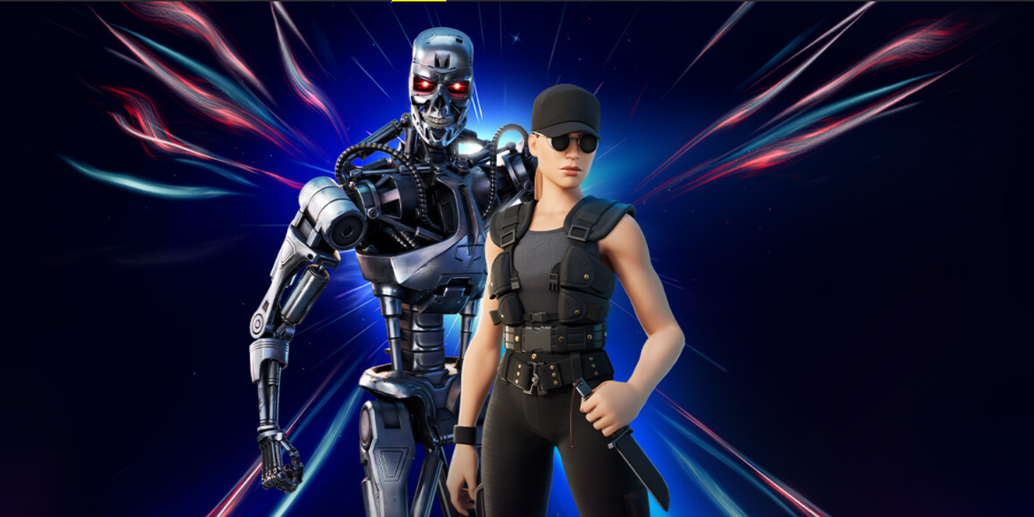 Novidades de Fortnite: Sarah Connor e T-800 chegam ao battle royale
