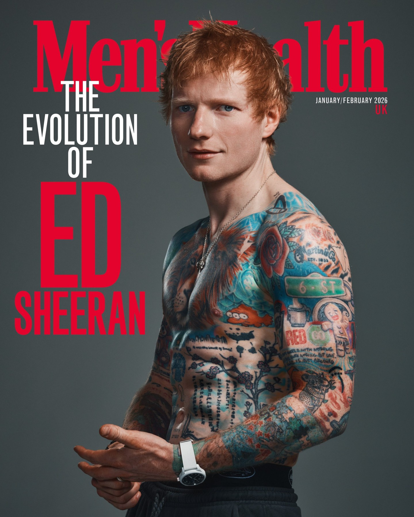 Ed Sheeran está inacreditável com menos 13 quilos em capa de revista. Veja a mudança do cantor