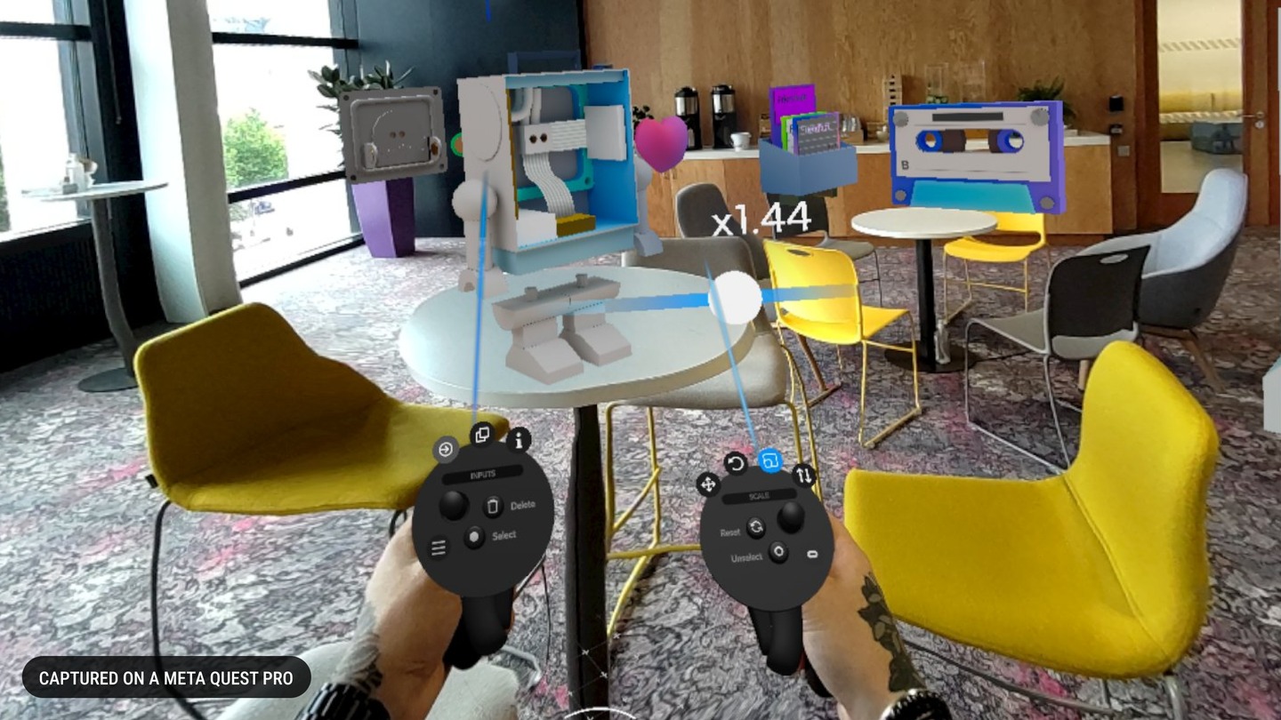 Meta Quest Pro: Novas imagens mostram capacidades de realidade mista do headset