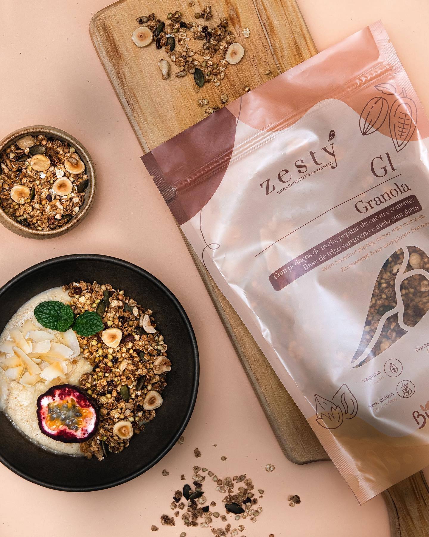 Aos chocolates apetitosos e saudáveis junta-se agora uma granola. Conheça a novidade da Zesty