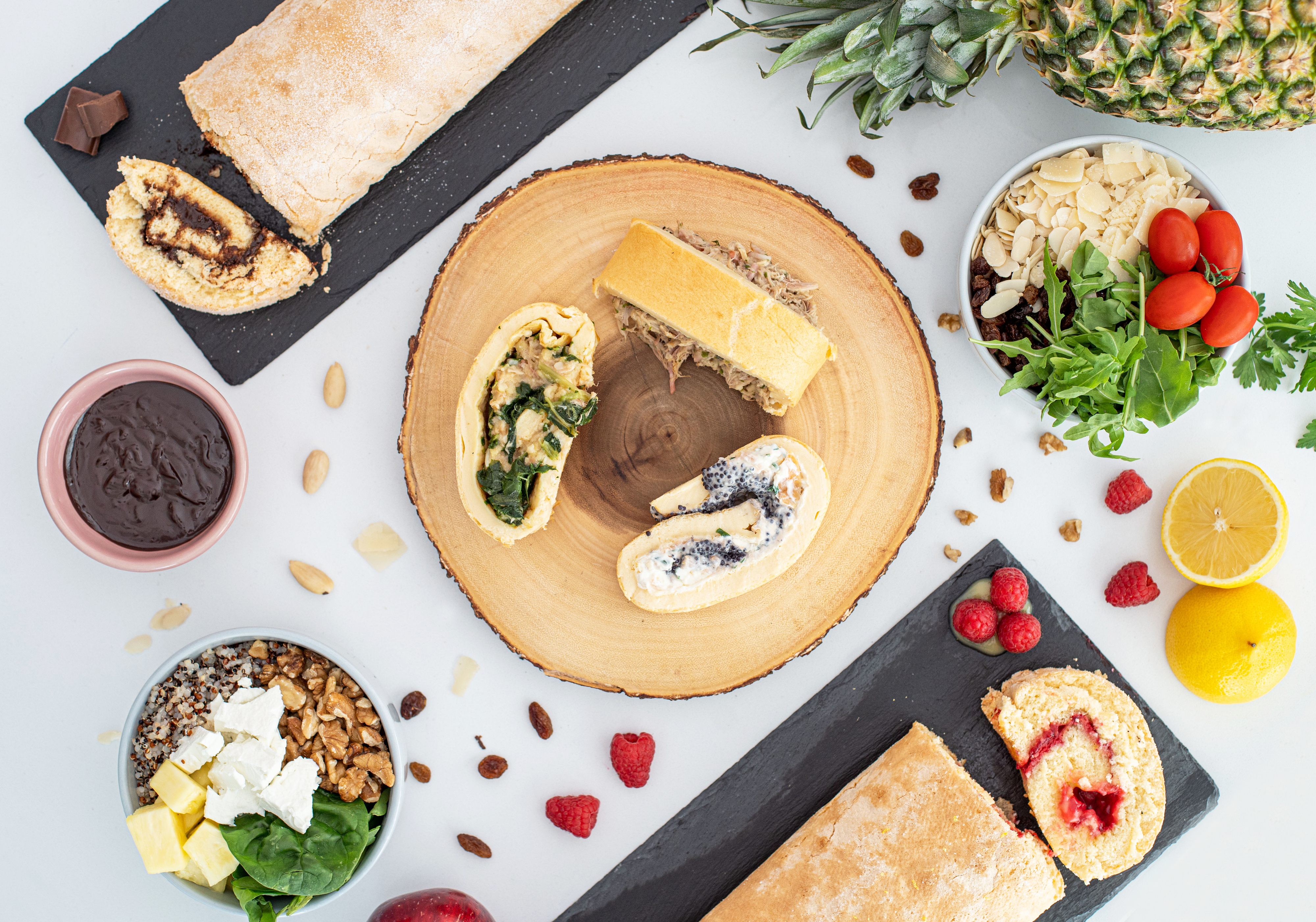 Alerta, fãs de tortas. Estas têm recheios que vão desde o salmão e caviar ao tradicional de chocolate