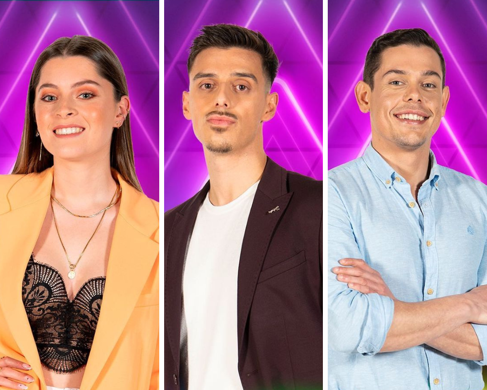 “O Triângulo”. Samantha, Afonso e André também entraram na casa mais vigiada do País