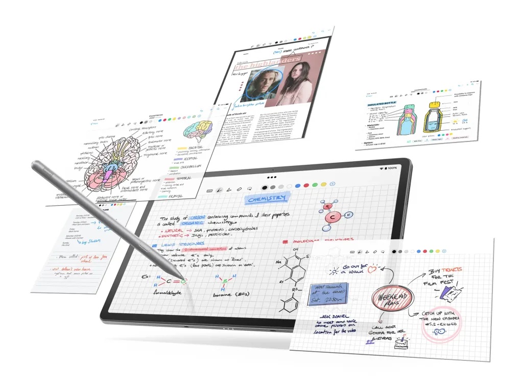 Lenovo revela novos tablets Tab P12 e Tab M10 5G para a escola ou trabalho