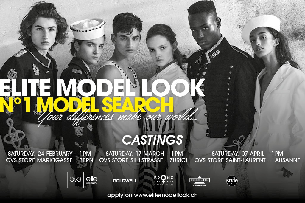 Estão abertos os castings para encontrar os finalistas do Elite Model Look