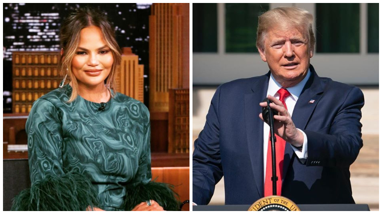 Chrissy Teigen e Donald Trump trocam insultos no Twitter