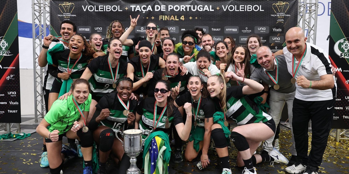 Sporting conquista Taça de Portugal feminina de voleibol