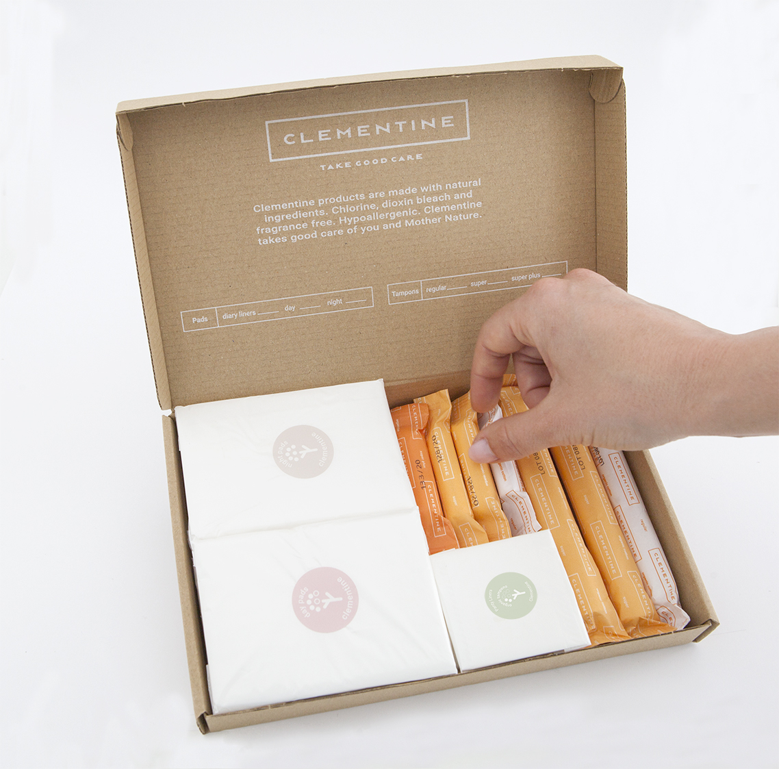Com a Clementine, até a menstruação é amiga do ambiente