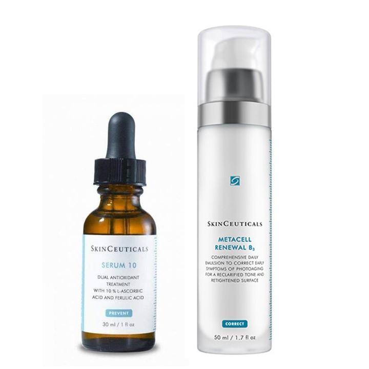 Skinceuticals, Rotina Primeiras Rugas (Sérum 10 + Metacell Renewal B3)