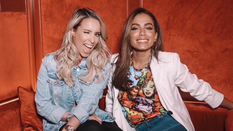 Youtuber Helena Coelho na festa de aniversário da cantora Anitta