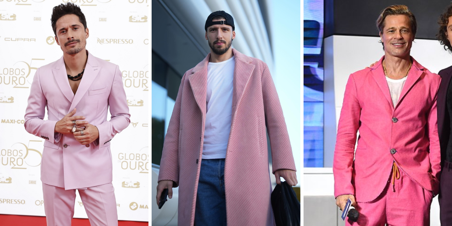 De Rúben Dias a Brad Pitt. Estes famosos provam que “homens a sério usam rosa” (veja as fotos)