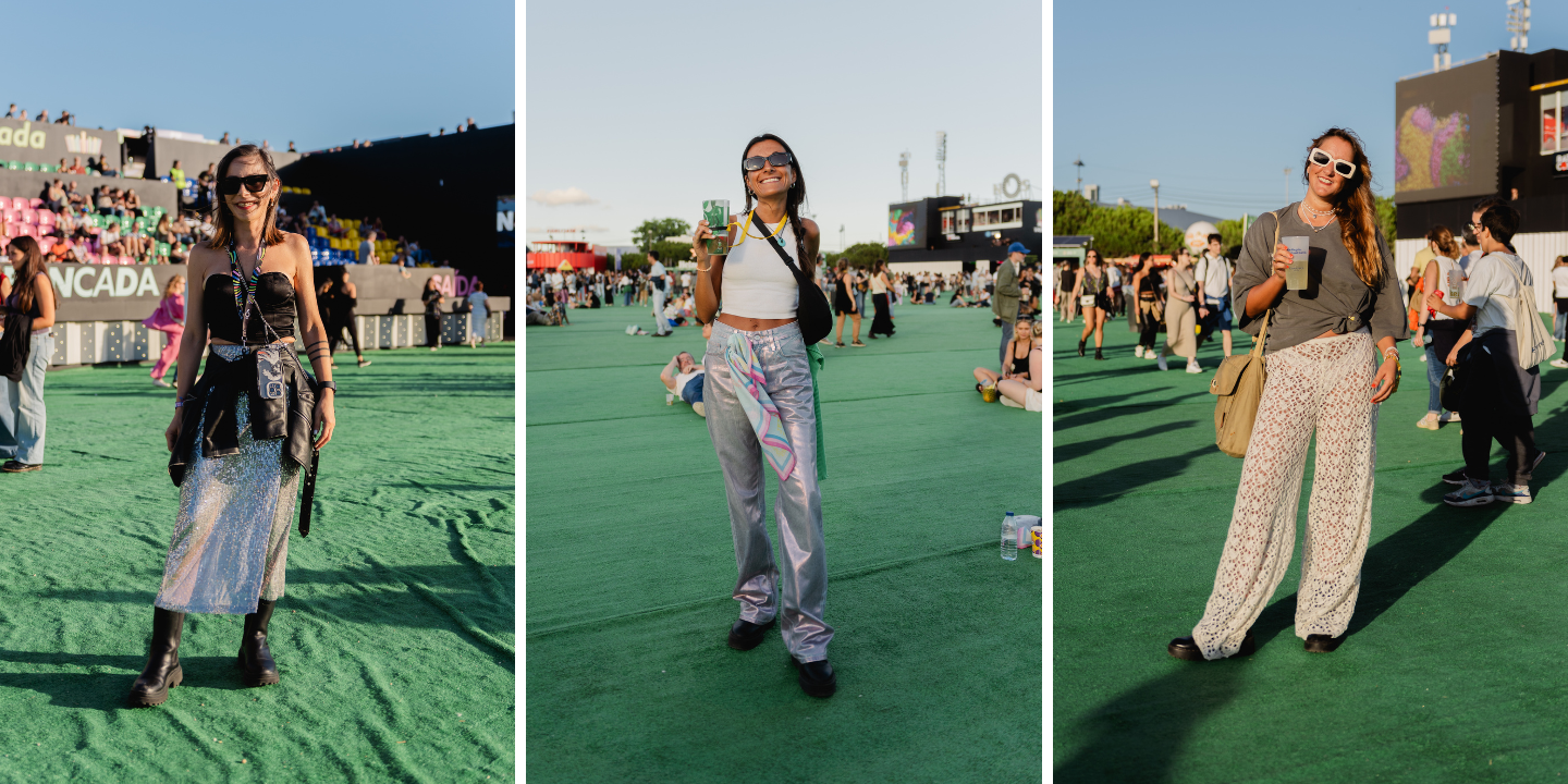 Brilhos, metalizados ou crochê. Estes 12 festivaleiros deram tudo no primeiro dia de NOS Alive