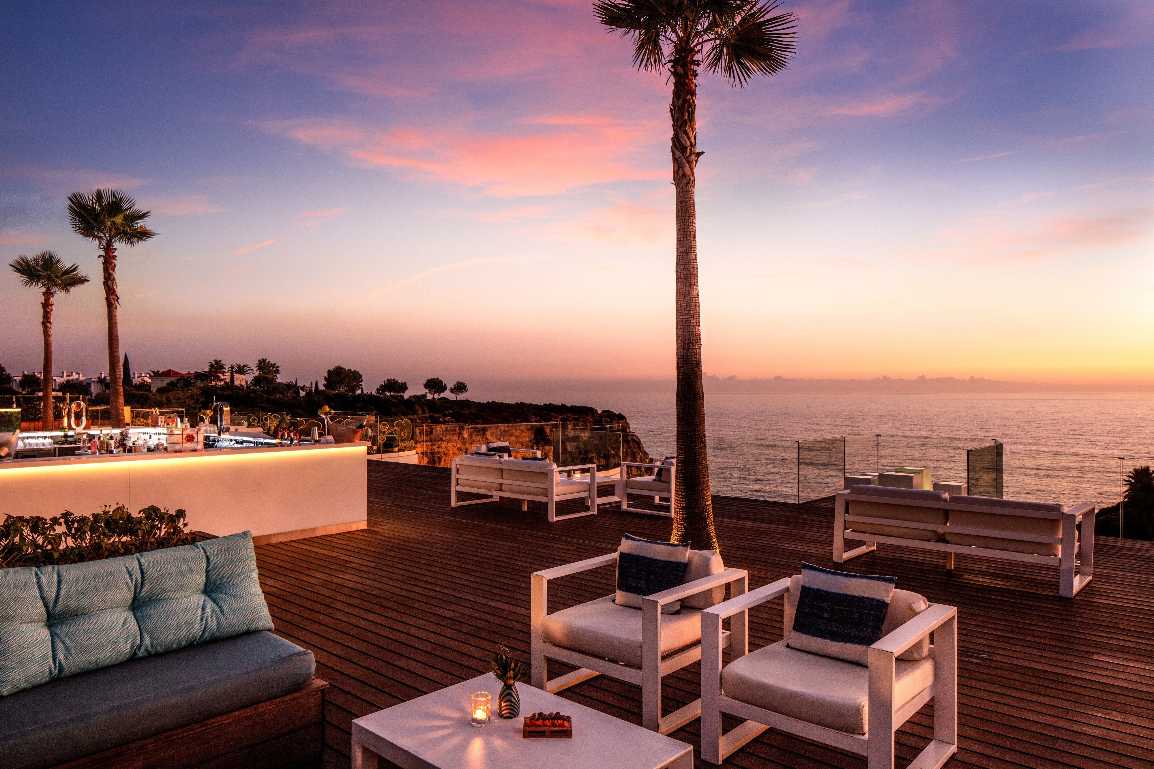 Sky Bar Carvoeiro. Ostras da ria Formosa e o melhor que o Algarve tem para oferecer