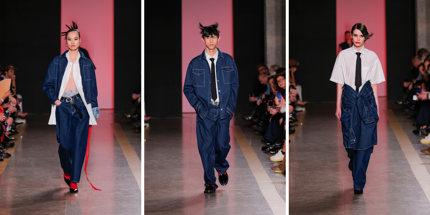 ModaLisboa. Veja as peças de ganga trendy da Lion of Porches criadas com Inteligência Artificial