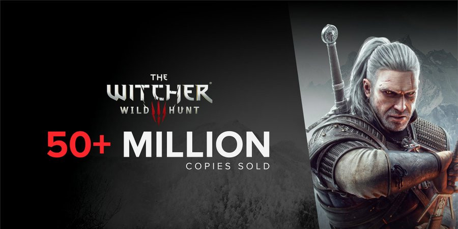 The Witcher 3 ultrapassa os 50 milhões de vendas e entra para o Top 10 dos mais vendidos de sempre