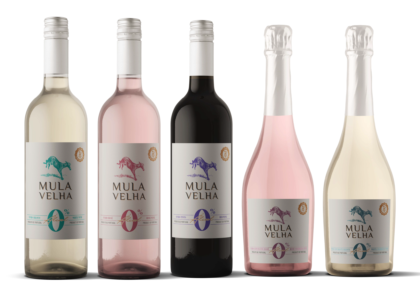 Estes vinhos não o deixam com os copos e garantem zero ressacas. Mula Velha lança gama sem álcool