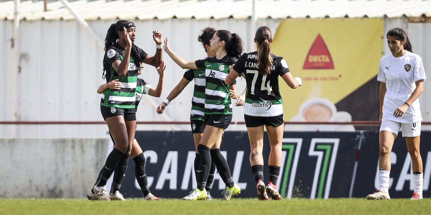 Sporting derrota Damaiense e mantém-se como melhor ataque do Nacional feminino