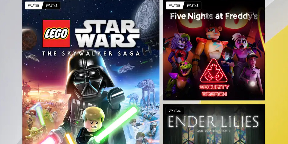 LEGO Star Wars: The Skywalker Saga e Five Nights at Freddy’s entre as ofertas do PS Plus de agosto