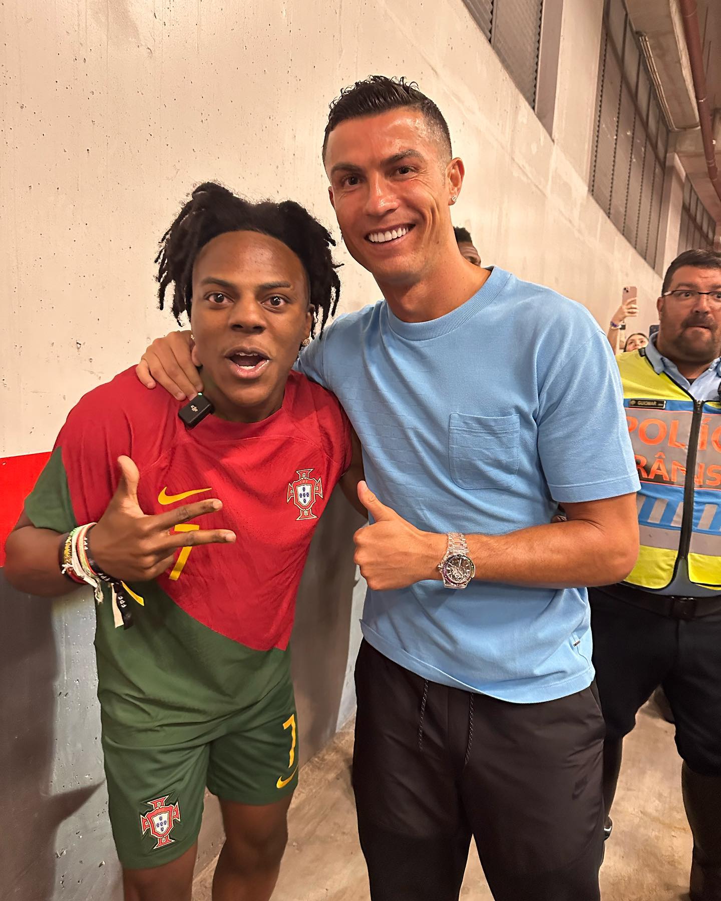 O ENCONTRO ACONTECEU! Speed e Cristiano Ronaldo se conheceram