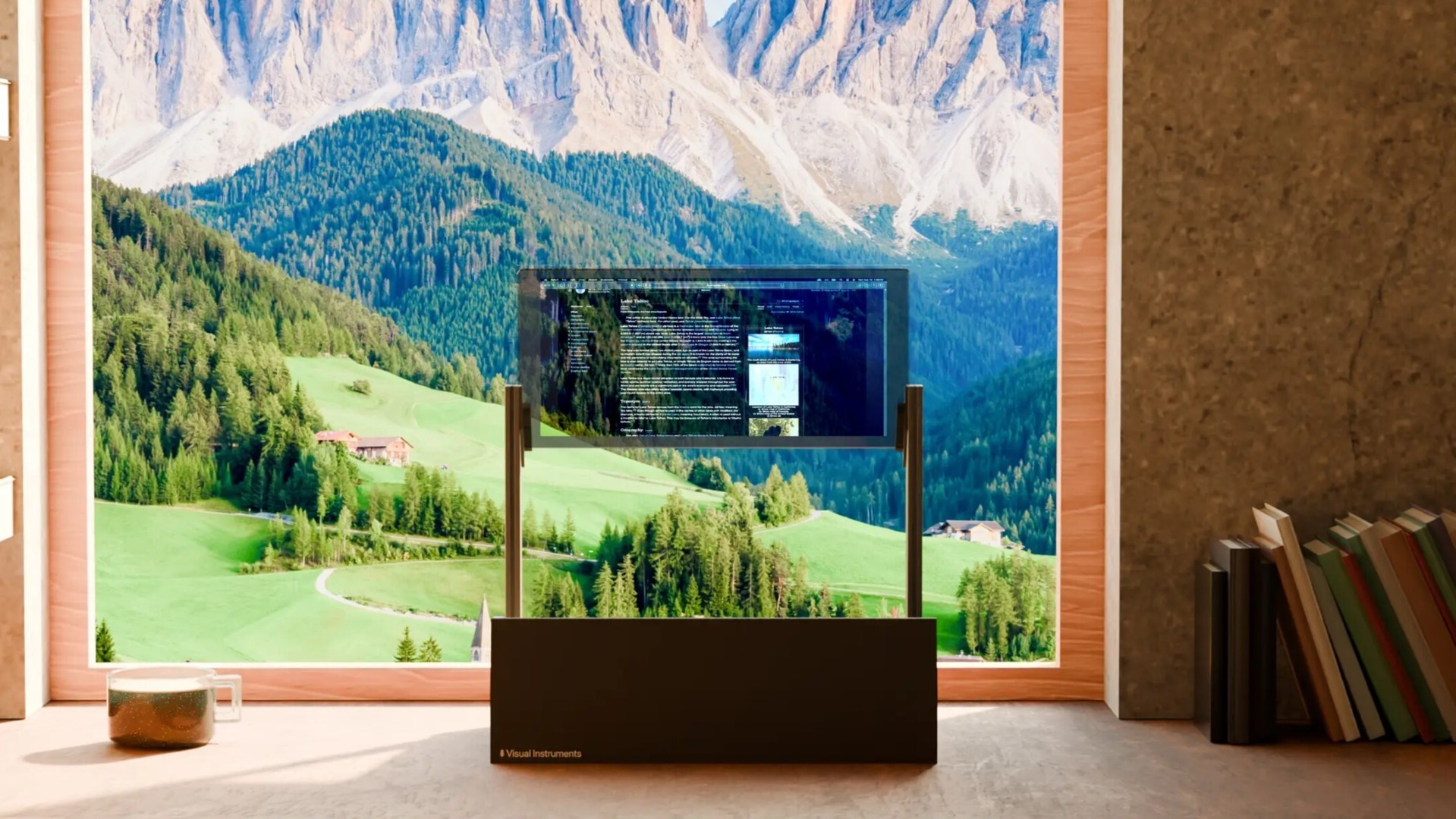 Phantom é o primeiro monitor de PC transparente e usa tecnologia de aviação