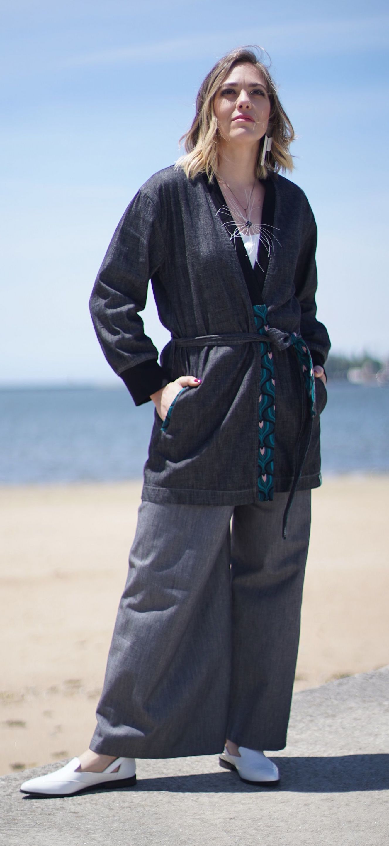 Vintage For a Cause cria quimono feito a partir de desperdícios de ganga